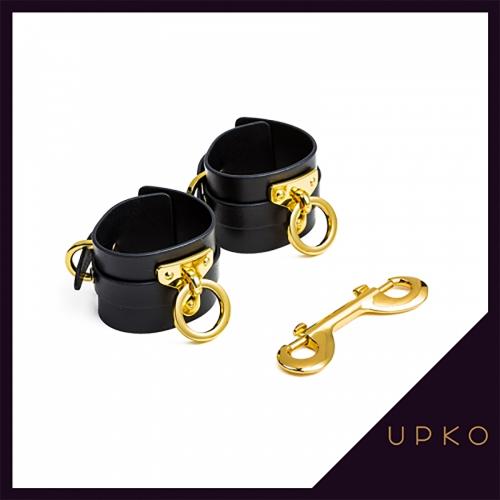 UPKO Leather Handcuffs BLACK(수갑)